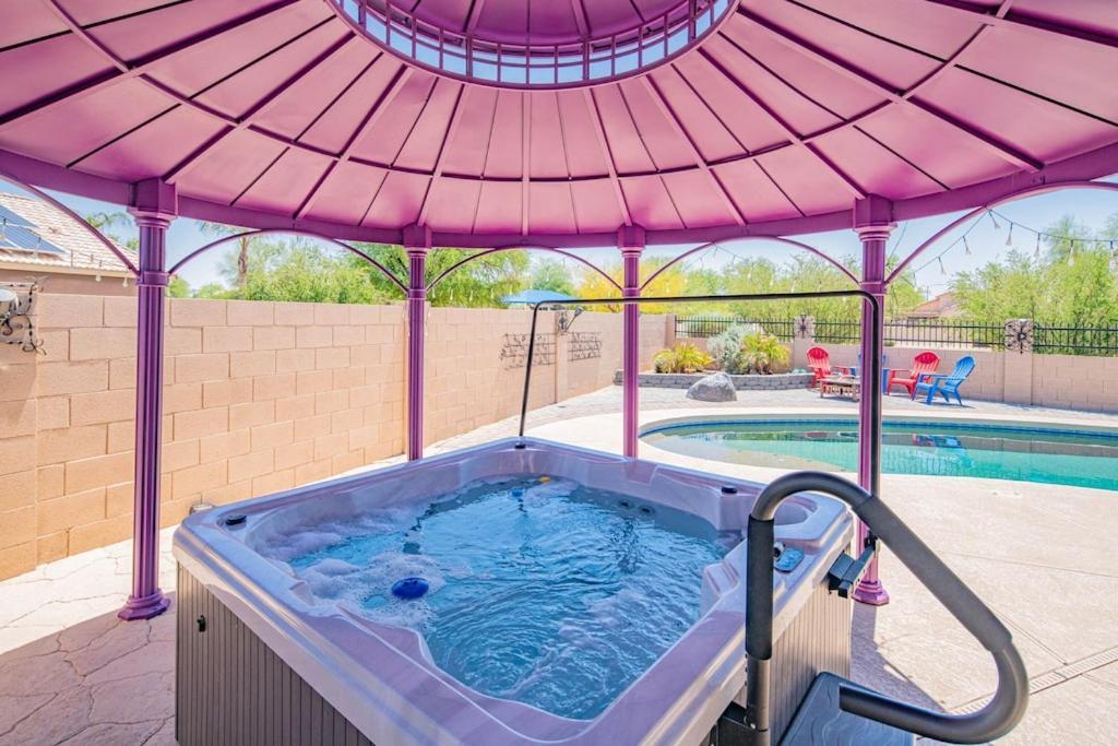 Boho Chic Arizona Villa W Pool & Mini Golf Casa Grande Dış mekan fotoğraf
