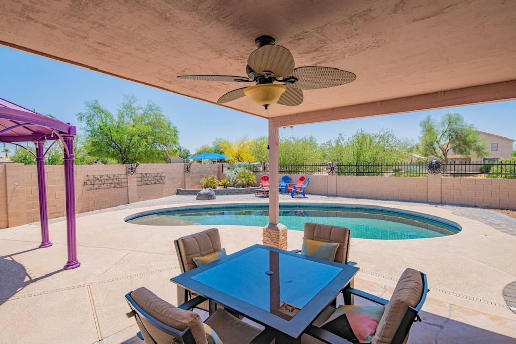 Boho Chic Arizona Villa W Pool & Mini Golf Casa Grande Dış mekan fotoğraf